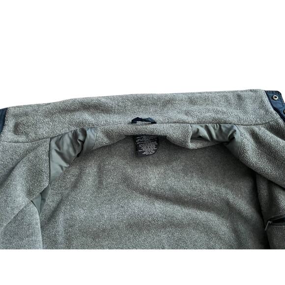 Vintage LL Bean Navy Polartec Gore-Tex Shell Sherpa Lined Coat Mens Med 38-40 - Picture 14 of 14